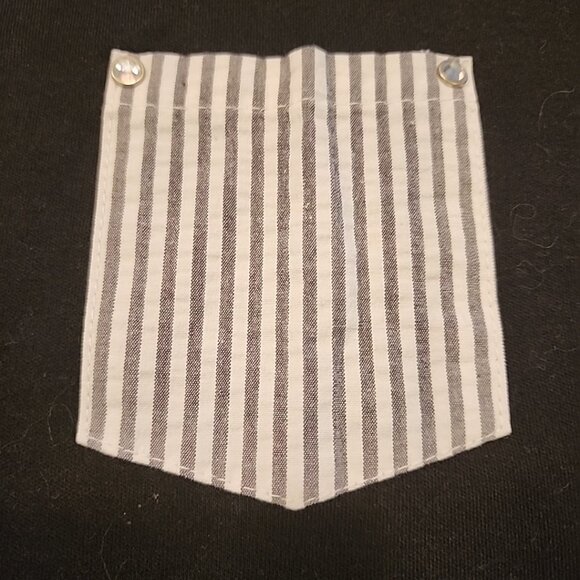 Quacker Factory Black T-shirt 2x Cotton Blend Short Sleeve - Picture 2 of 7